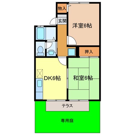 掛川駅 バス5分  小市下車：停歩8分 1階の物件間取画像